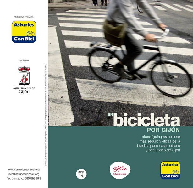 Plano-Guía de Como Circular en Bici por Gijón