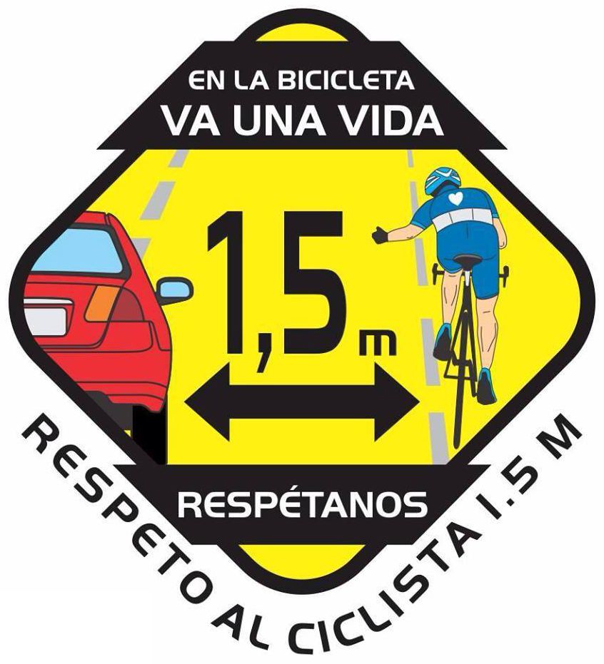 #1m50 : En bicicleta va una vida // Respeto al ciclista