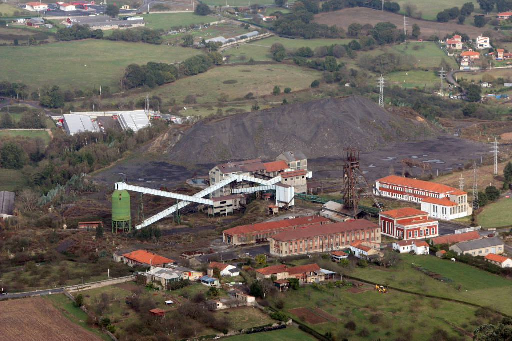 Mina de La Camocha. Vista aérea