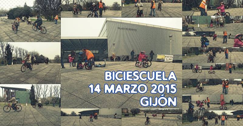 Biciescuela Asturies ConBici. 14 Marzo 2015. Gijón.
