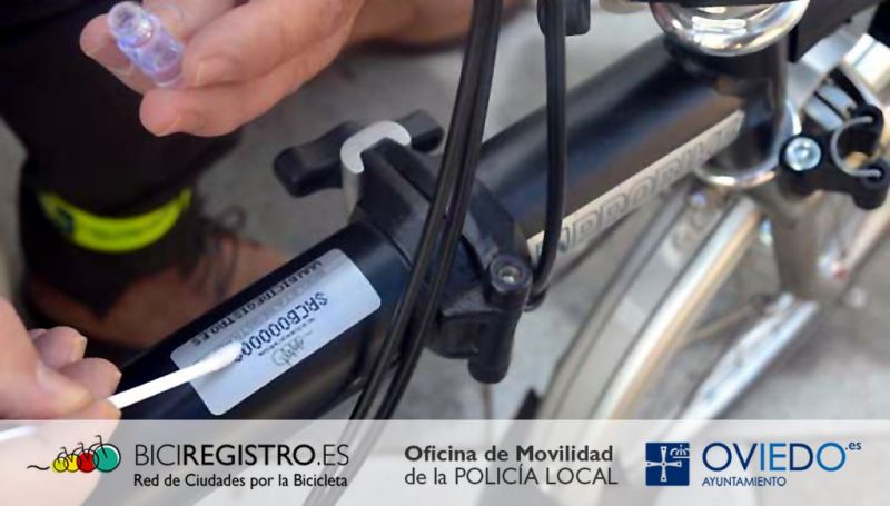 Registra tu bicicleta en Oviedo mediante www.biciregistro.es