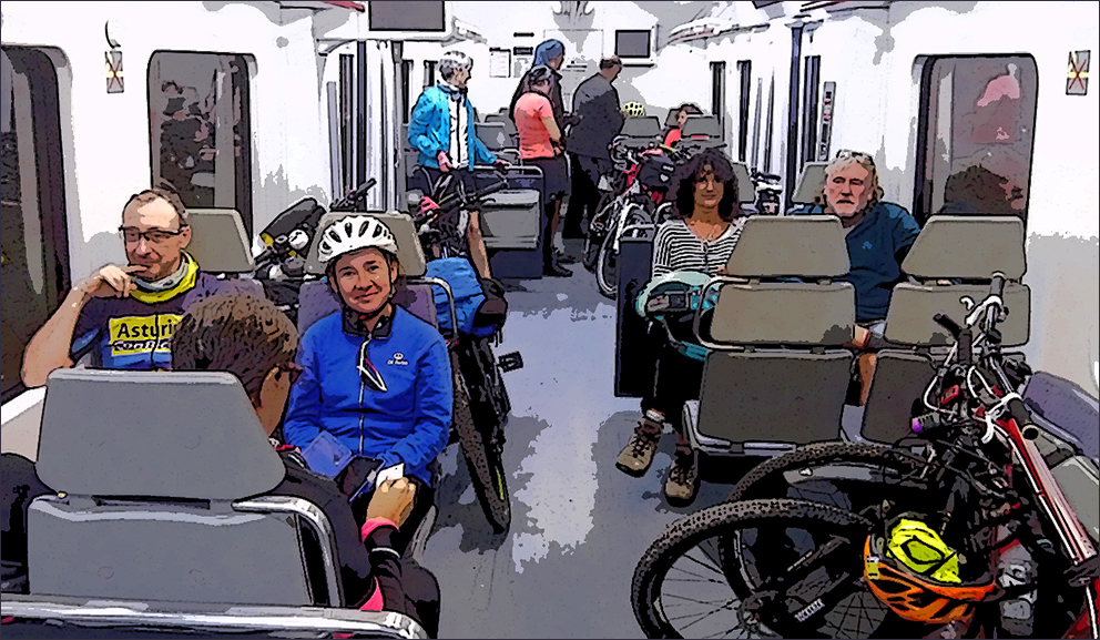Hay que ofrecer a los ciclistas facilidades para desplazarse en los trenes.