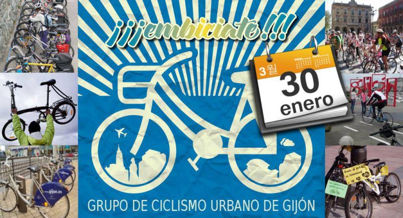 Embiciate GT Ciclismo Urbano de Gijón. Reunión 30 Enero 2015