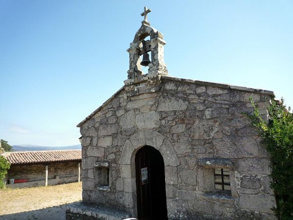 Entrada a la ermita de Santa Tecla, A Guarda, Galiza