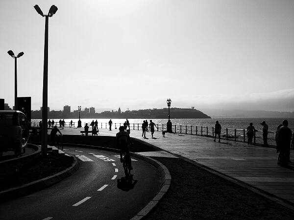 Bicis y sombras. Autor: Luis Rubiera Rubiera