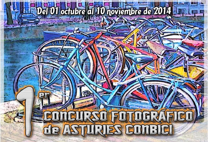 Primer concurso de fotografía Asturies ConBici. Del 01 octubre al 10 noviembre 2014
