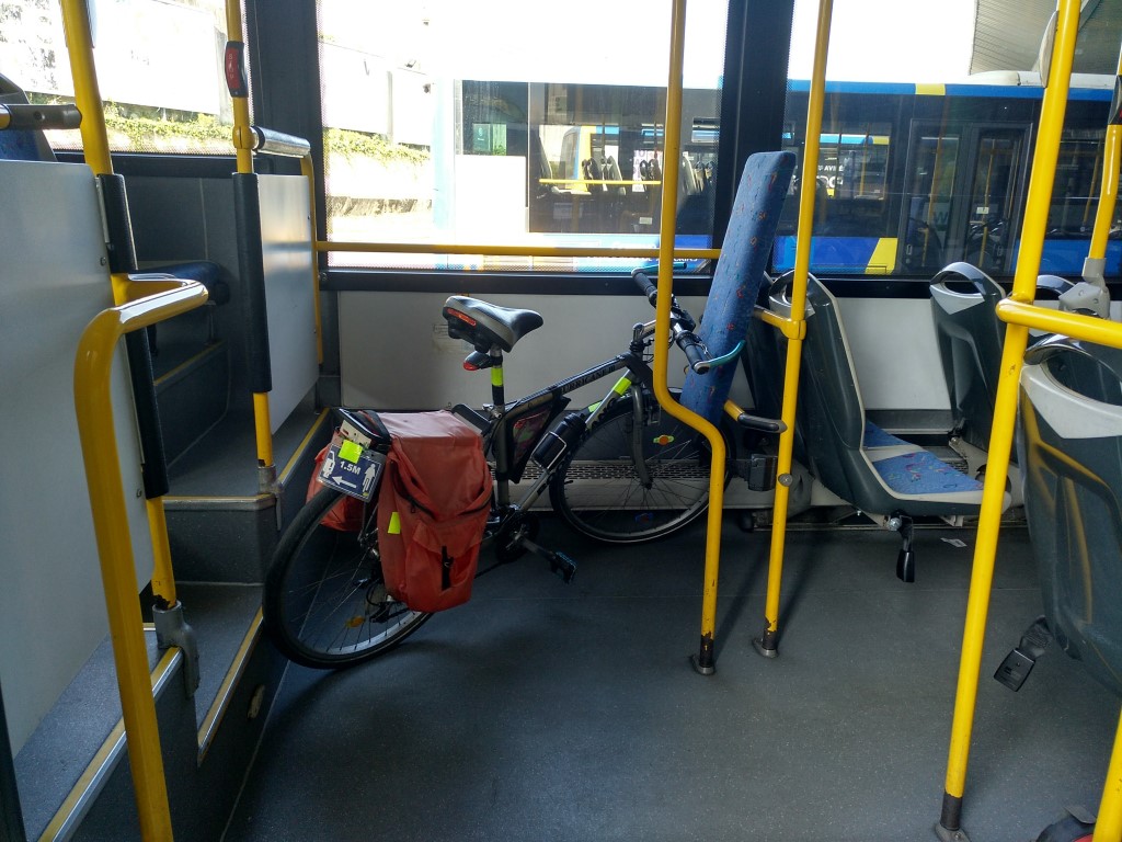 bici en bus paradas